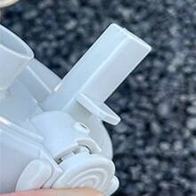 VRIUKNT 大容量運動水瓶，2000毫升，雙飲水口和吸管，便攜式透明塑料飲水瓶，適合男士、女士、學生、夏季