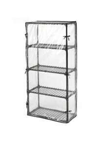 5-SHELF WIRE RACK WITH COVER(1PACK),Glint