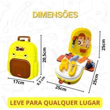 Tool Kit In Suitcase Bench 2 In 1 Children's Toy 21 Pieces Interactive - 黃色 - 查看 5