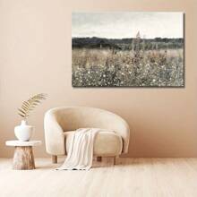 1pc Framed Canvas Wall Art Vintage Decor, Classical Oil Painting Canvas, Prints Vintage Wall Art For Home Room Bathroom Decor, For Room Aesthetic