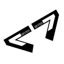 2Pcs Seven 7 Car Side Body Vinyl Stickers For Mini Cooper S R56 R57 R58 R50 R52 R53 R59 R61 R60 F60 F55 F56 F54 Wheel Brows PVC Personalized DIY Decor Decals Auto Tuning Accessories