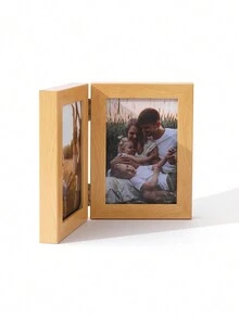 1 khung ảnh bản lề gấp 4x6, khung ảnh gấp với kính Acrylic, màn hình để bàn dọc, đồ trang trí văn phòng tại nhà, quà tặng Giáng sinh, ngày lễ tình nhân, năm mới - Nhiều màu - Xem 8
