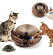 Arranhador Mágico Para Gato Tábua De Arranhar Interativa Pet