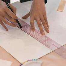 6pcs Multi-Function Measuring Tape For Clothing Size, Tailor Sewing Tool - Clear - View 2