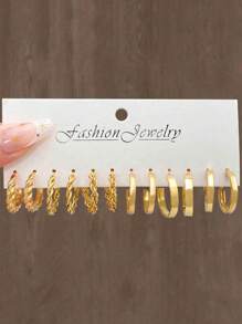 Set de 12/36/48 piezas de aretes aro con flores en espiral asimétricas y perlas falsas, para mujer, como regalo/uso diario para San Valentín, mamá, madre, Día de la Madre