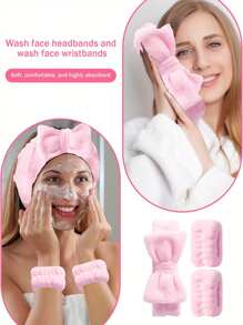 37pcs Facial Makeup Tool Set: Includes 13pcs Makeup Brushes & 1pc Hair Ties & 2pcs Wristbands & 4pcs Large Makeup Sponges & 4pcs Mini Beauty Eggs & 4pcs Fan-Shaped Powder Puffs & 4pcs Thumb Powder Puffs & 1pc Wash Brush Cleaning Bowl - Suitable For All Skin Types