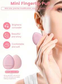 37pcs Facial Makeup Tool Set: Includes 13pcs Makeup Brushes & 1pc Hair Ties & 2pcs Wristbands & 4pcs Large Makeup Sponges & 4pcs Mini Beauty Eggs & 4pcs Fan-Shaped Powder Puffs & 4pcs Thumb Powder Puffs & 1pc Wash Brush Cleaning Bowl - Suitable For All Skin Types
