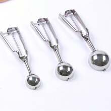 Stainless Steel Baller, Ice Cream Scoop, Watermelon Baller, Spoon Fruit Splitter, Ball Scoop Mold - Diameter 6CM - View 2