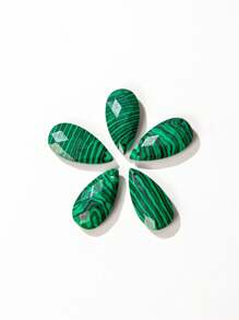 13*24mm/1pc 天然水滴切面散珠，切面扁平水滴形吊坠，DIY 项链吊坠耳环首饰吊坠配件