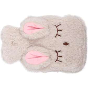 1 Set Warm Water Bag Silicone Hot Water Bottle Menstrual Electric Handwarmers Silicone Water Bottle Rabbit Hot Water Bag Plush Hot Water Bottle Cover Heating Warm Bag PVC