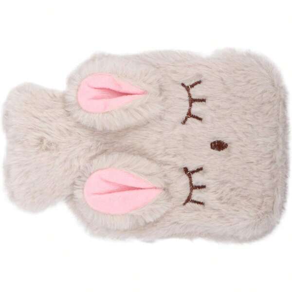 1 Set Warm Water Bag Silicone Hot Water Bottle Menstrual Electric Handwarmers Silicone Water Bottle Rabbit Hot Water Bag Plush Hot Water Bottle Cover Heating Warm Bag PVC
