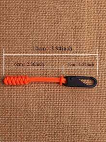 8 件可更换拉链头 伞绳编织拉链头 多色组合 涤纶芯绳配金属拉链头 多色编织伞绳拉链头配金属滑块 钥匙扣配件 小礼物 - 彩色 - 查看 4