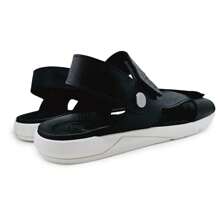 BRsport Men's Adjustable Orthopedic Papete Sandal - màu đen - Xem 3