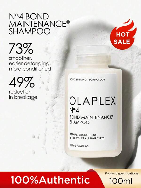 Olaplex No.4 Bond Maintenance Shampoo For Hair Color Treatment, Bleaching, Perming, And Repair