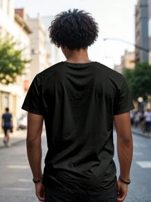 T-Shirt Gothic Shirt Et Alien Skeleton Emo Ref 2106 VEST NERD - 黑色 - 查看 4