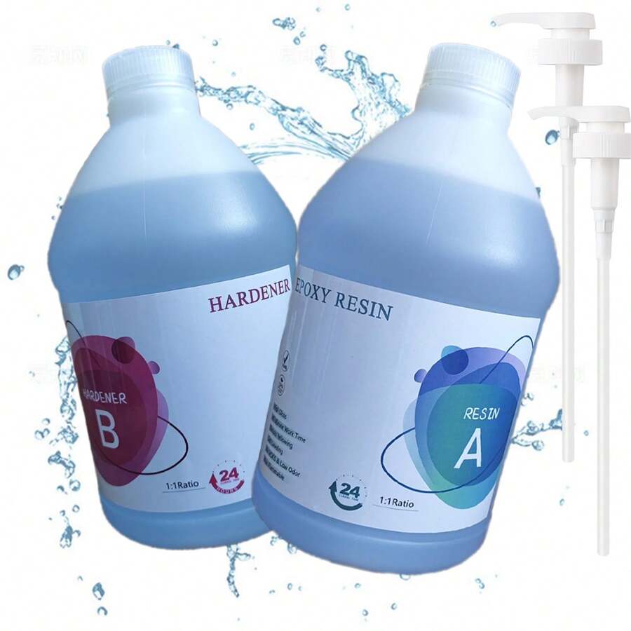 Epoxy Resin 1 Or 2 Gallon, Crystal Clear Epoxy Resin Casting Resin For