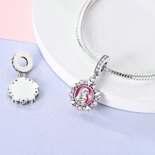 1 Pc Silver Color Sparkling Zirconia Infinite Life Tree Family Forever Sweet House Sister Mother And Daughter Pendant Charm Fit Original Bracelet Necklace Beads For Diy Jewelry Making Women Jewelry Gift For Mom Sister Best Friend ﻿