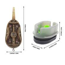 3-Piece Carp Fishing Inline Feeders - With Quick Release Mould & Weights - Green - View 4