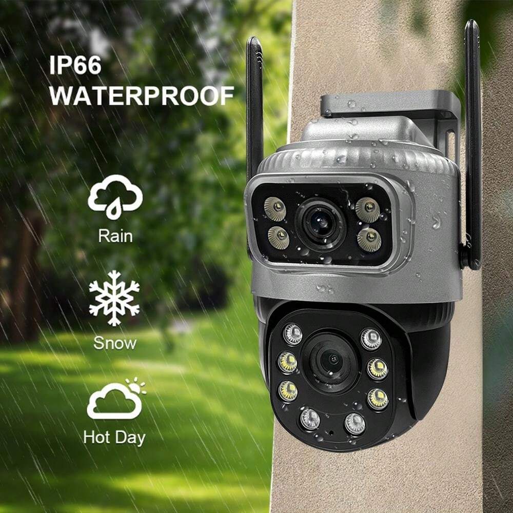 Telecamera Fittizia Con LED Lampeggiante - Rotazione 360° Per Esterni E Interni - Foto 10