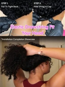 UNice Unice Hair EasiContour V Part Minimal Leave Out Jerry Curly Wig Seamless Edge Upgrade U Part Wig Beginner Friendly Wigs For Women Unice Wigs