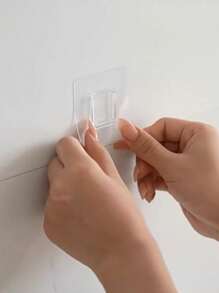 1pc Wall Mounted Storage Box, Makeup & Cosmetics Organizer, Disposable Cup & Straw Holder, Trash Bag Dispenser