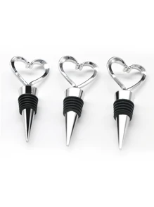 葡萄酒塞 - 镀银硅胶可重复使用葡萄酒保鲜器，防漏保鲜葡萄酒软木塞，适用于礼物、酒吧、节日、派对、婚礼、露营，适合标准瓶子