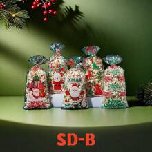 50 CÁI 2024 MỚI Chủ Đề Giáng Sinh Quà Tặng Túi OPP Bao Bì, Túi Kẹo Hoạt Hình Giáng Sinh Bao Bì Bánh Quy Ngày Lễ Giáng Sinh Ông Già Noel Nai Sừng Tấm Người Tuyết Cây Thông Noel Bông Tuyết Phong Cách Kẹo Giáng Sinh Túi Đóng Gói Bánh Quy, Halloween, Trang Trí Halloween - Nhiều màu - Xem 21