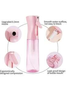 1pc 300ml Spray Bottle For Hair Pack, Transparent Home Continuous Spray Bottle Empty Ultra Fine Water Mister Reusable Barber Supplies Spray Bottles For Cleaning Plants Curly Hair,Back To School,Travel Holiday Essentials,Hair Accessories For Women,Slick Back Brush,Barber Accessories,Hair Dryer,Hair,Barber,Hair Tools,Hair Products,Hair Accessories,Edge Brush,Styling Brush,Barber Accessories,Travel,Hair Dryer,Hair Stuff,Hair Spray,Hair Accessories,Curly Hair Products,Hairdressing Equipment,Accessories,Hair Cutting Scissors,Christmas,Barbershop,Barber Accessories,Hair Accessories,Hairdressing,Hair Dryer,Hair, Accessories, Hair Products, Hair Tools, Hair Stuff, Hair Care, Curly Hair Brush, Barber, Barber Accessories, Hairdressing Equipment,Hair,Travel,Hair Products,Hair Tools,Hair Stuff,Barber,Barber Accessories,Barbershop,Hairdressing Equipment - Multicolor - View 2