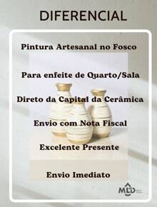 Kit 9 Decorative Pieces Of Vases Ornament Brown Centerpiece Decorative Ceramic For Rack Living Room Sideboard Complete Modern Style Beige Ceramic Vase Set - Vàng - Xem 4