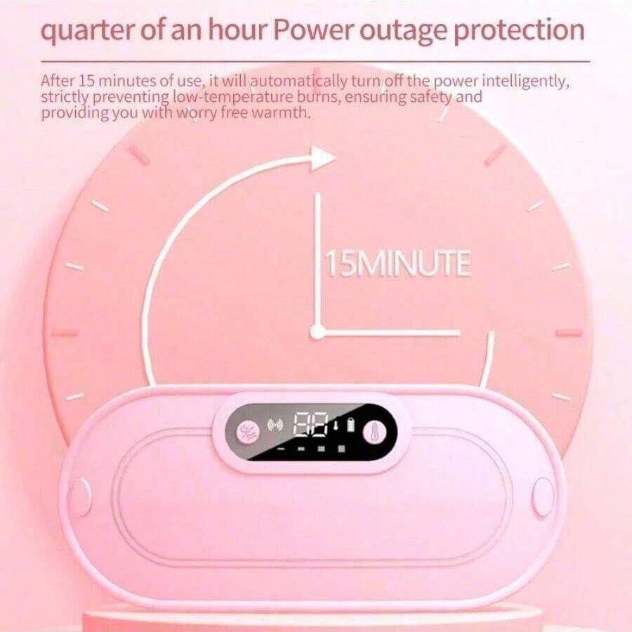 Women's Menstrual Heating Pad Warming Uterine Band Relieving Menstrual