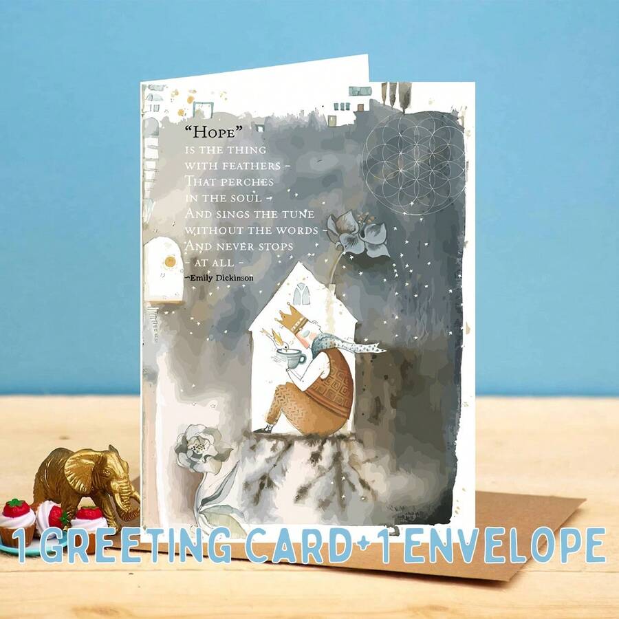 Sanity Meaningful Card To Friend And Family, Hope Is The Thing With