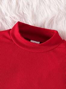 3pcs/Set Young Girl Fashion Elegant Outfits, Autumn/Spring Season: Double-Layer Cap Sleeve Knitted Turtleneck Tops And Plaid Single-Breasted Asymmetrical Hem Skirts And Matching Hats, Young Girl Casual Comfort Soft Matching Sets For School, Children Autumn/Spring Clothing