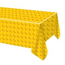 1pc Brick Tablecloth - 54"X108" - Building Block Party, Player Birthday Party Supplies, Building Block Birthday, Birthday Party Decorations