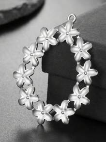 1 pieza Colgante con forma de pez pequeño 3D de acero inoxidable para pulsera, collar, manualidades