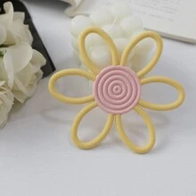 1 pièce Jouet de dentition en silicone pour bébé, Forme de fleur, Facile à nettoyer et à stériliser à haute température, Convient à une utilisation quotidienne