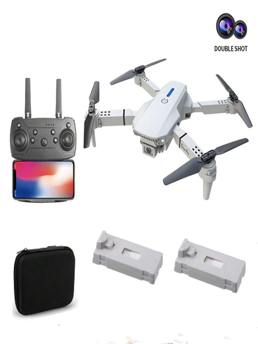 A Black/White Multi-Functional Professional Drone E88 Equipped With ...