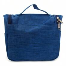 Travel Toiletry Bag Organizer Compartment Hook - Màu xanh hải quân - Xem 3
