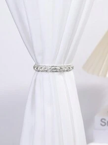 1 件奢华珍珠和水钻装饰窗帘系带，优雅窗帘装饰夹 - 彩色 - 查看 12