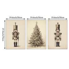 1/3 chiếc Tranh vải treo tường hình kẹp hạt dẻ cổ điển, áp phích Giáng sinh, tranh in mộc mạc, trang trí Giáng sinh, ngày lễ, có thể in, trang trí theo mùa, trang trí Giáng sinh không có khung, trang trí Giáng sinh, trang trí cây thông Noel, quà tặng, lễ tạ ơn, trang trí nhà, đám cưới, trang trí nhà, trang trí mùa thu, trang trí mùa thu, trang trí sinh nhật, làm quà tặng, đồ dùng cho bữa tiệc, trang trí lễ hội trong nhà, trang trí Halloween, trang trí tường, đồ trang trí Halloween - Nhiều màu - Xem 9