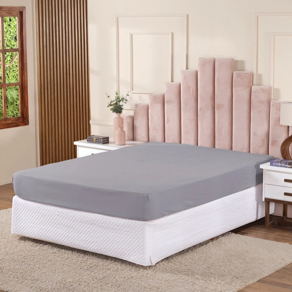 King Size Bed Linen 400 Thread Count Micropercal Loose Sheet With