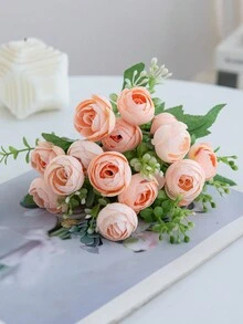 1 件装 秋季装饰 人造茶玫瑰 蕾花 花束 丝绸玫瑰 假植物 情人节礼物 生日派对装饰 婚礼花篮 新娘手捧花 家居摆设 餐厅 卧室 窗台 花瓶装饰 新年装饰 户外花园 开学季 - 彩色 - 查看 10
