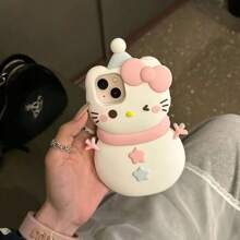 Uroczy futerał na telefon 1 szt. Cartoon Snowman Apple 16/13pro etui na telefon silikonowy IPhone14promax miękka skorupa 12 zabawny 15p, nadaje się do uprawiania sportu, wspinaczki, na zewnątrz i na kemping