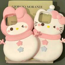 Uroczy futerał na telefon 1 szt. Cartoon Snowman Apple 16/13pro etui na telefon silikonowy IPhone14promax miękka skorupa 12 zabawny 15p, nadaje się do uprawiania sportu, wspinaczki, na zewnątrz i na kemping