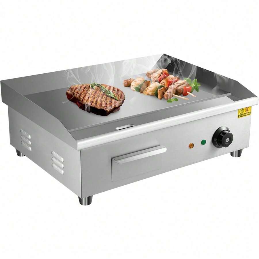 Teppanyaki, Electric Griddle Cooktop Countertop Commercial Flat Top