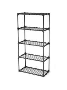 5-SHELF WIRE RACK WITH COVER(1PACK),Glint