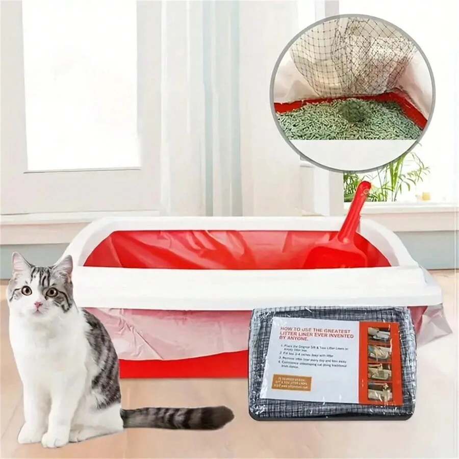 Lazy NonShovelling Cat Litter Bag Cat Litter Basin Cat Litter Filter