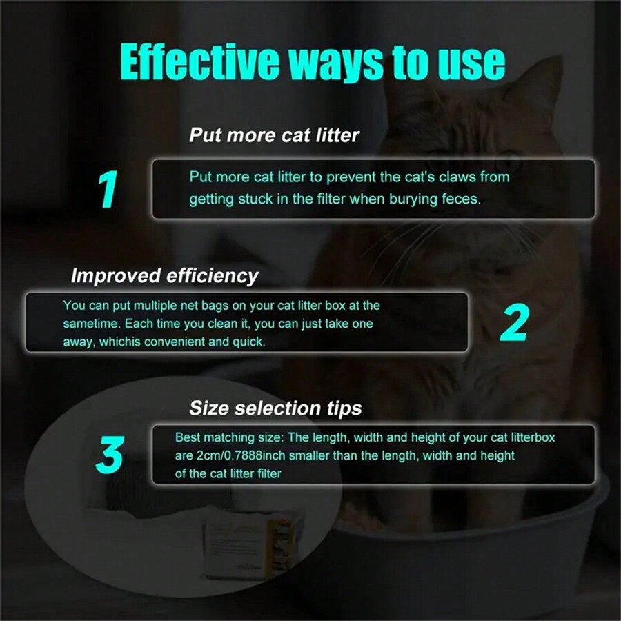 Lazy NonShovelling Cat Litter Bag Cat Litter Basin Cat Litter Filter