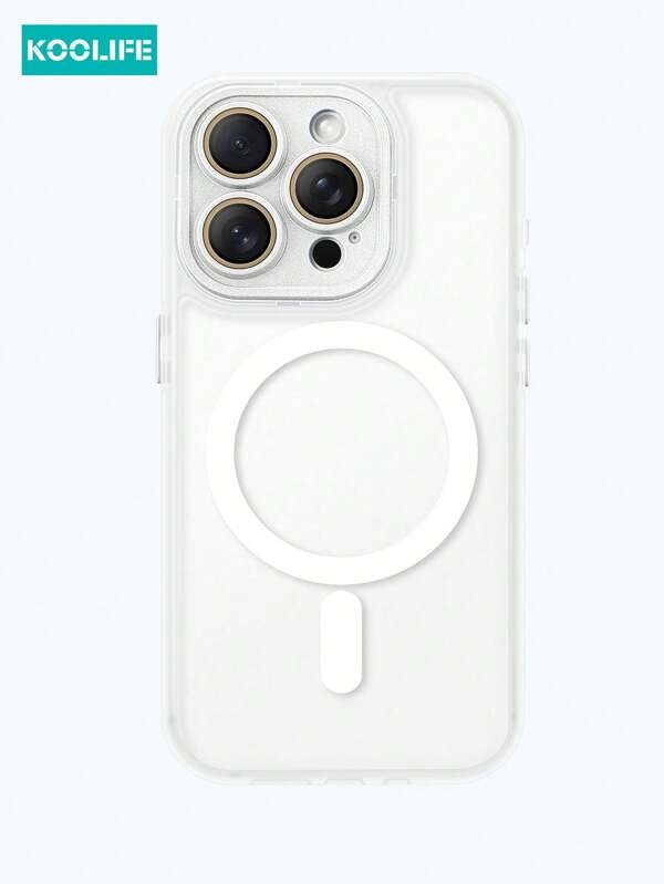 Koolife 1 szt. Magnetyczne bezprzewodowe ładowanie etui ochronne na całą obudowę z ochroną obiektywu, odporne na wstrząsy TPU + PC, matowe wykończenie do Apple 17 ProMax/17/17 Pro/17 Air/16/16 Pro/16 Plus/16 ProMax/11/11 Pro/11 ProMax/12/12 Pro/12 ProMax/13/13 Pro/13 ProMax/14/14 Pro/14 ProMax/14 Plus/15/15 Pro/15 Plus/15 ProMax