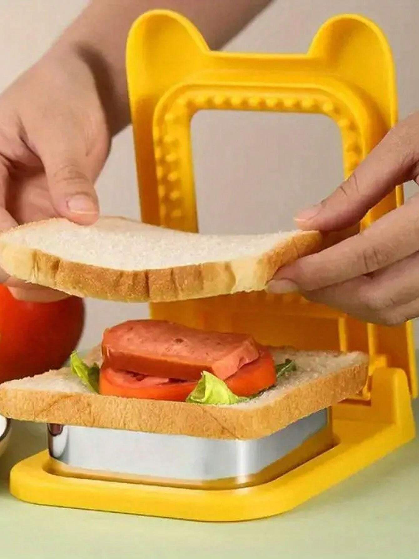 Moule carré en acier inoxydable pour faire des sandwichs, coupepain