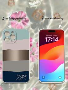 1 pieza Funda personalizada para teléfono, compatible con y , a prueba de golpes, resistente a los arañazos, con TPU suave antihuellas que cubre completamente el teléfono, diseño perfecto como regalo personal, para pareja, familia o amigos, para aniversarios - Caqui - Ver 4